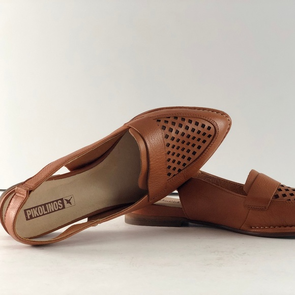 Pikolinos Caleta Perforated Slingback Flat - Picture 7 of 8